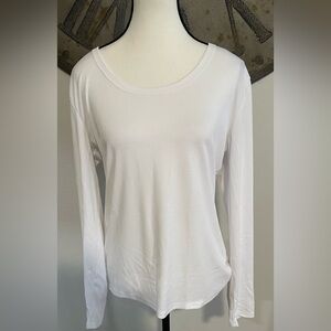 Classic White Long Sleeve Top